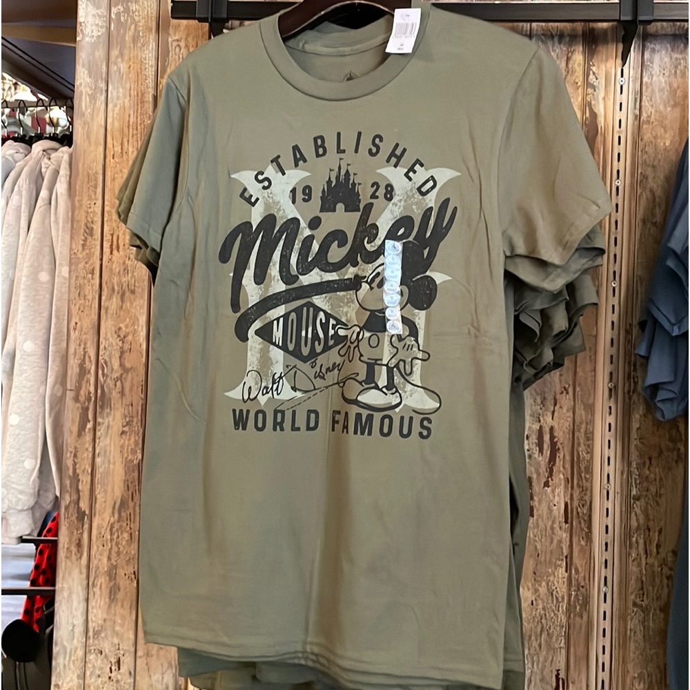 Disney Parks Est 1928 Mickey Mouse World Famous Graphic Tee